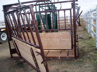 Yearling Squeeze Chute